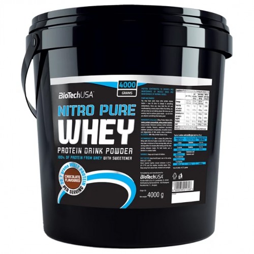Протеин BioTech Nitro Pure Whey - 4000 грамм