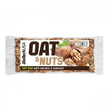 BioTech Oat & Nuts Bar - 70 грамм