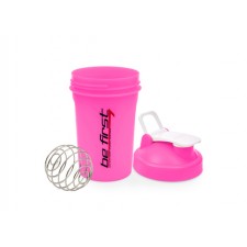 Be First Шейкер - 400 мл розовый, с шариком