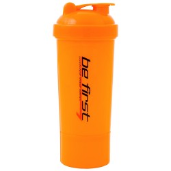 Be First Шейкер спортивный 3-в-1 - 500 мл ( Оранжевый)