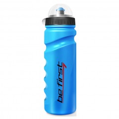 Отзывы Be First бутылка для воды с крышкой (синяя) - 750 мл.