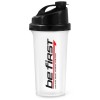 Be First шейкер прозрачный с сеткой - 700 мл (черная крышка) (фото-0)