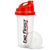 Be First шейкер прозрачный с сеткой - 700 мл (красная крышка) (фото-1)