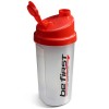 Be First шейкер прозрачный с сеткой - 700 мл (красная крышка) (фото-3)