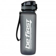 Be First Бутылка для воды из тритана с защитой крышки - 800 мл (серая)