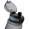 Be First Бутылка для воды из тритана с защитой крышки - 800 мл (серая) (фото-5)