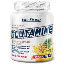 Be First Glutamine Powder - 300 грамм ананас