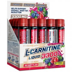 Л-Карнитин Be First L-Carnitine 3300 mg (лесные ягоды) - набор 20 ампул по 25 мл