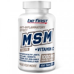 Отзывы Be First MSM 1000 mg + Vitamin C - 100 таблеток