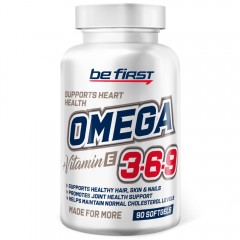 Комплекс Омега 3-6-9 + витамин Е Be First Omega 3-6-9 + Vitamin E - 90 гелевых капсул