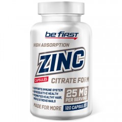 Отзывы Цитрат цинка Be First Zinc Citrate 25 mg - 120 капсул