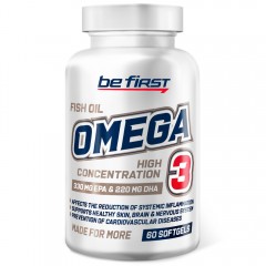 Отзывы Жирные кислоты Be First Omega-3 60% High Concentration - 60 капсул