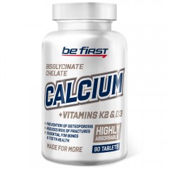 Отзывы Be First Calcium Bisglycinate Chelate + K2 + D3 - 90 таблеток