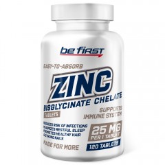Цинк бисглицинат хелат Be First Zinc Bisglycinate Chelate - 120 таблеток