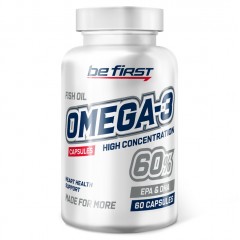 Жирные кислоты Be First Omega-3 60% High Concentration - 60 капсул