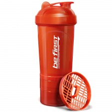 Be First шейкер с сеткой 3-в-1 (красный) - 500 мл