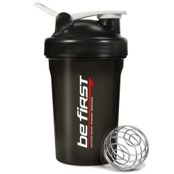 Be First шейкер с шариком - 400 мл (черный)