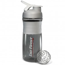 Be First шейкер с шариком - 800 мл (серый)