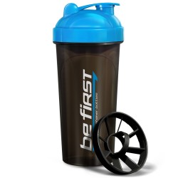 Be First шейкер с сеткой - 700 мл (черно-синий)
