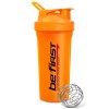 Be First шейкер с держателем и шариком - 600 мл (полностью оранжевый) (фото-0)