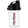 Be First шейкер прозрачный с сеткой - 500 мл (черная крышка)  (фото-0)