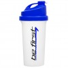 Be First шейкер прозрачный с сеткой - 700 мл (синяя крышка) (фото-0)
