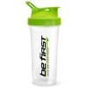 Be First шейкер с держателем и шариком - 600 мл (зеленая крышка) (фото-1)