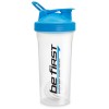 Be First шейкер с держателем и шариком - 600 мл (синяя крышка) (фото-1)