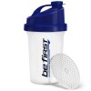 Be First шейкер прозрачный с сеткой - 500 мл (синяя крышка) (фото-1)