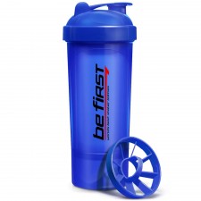 Be First шейкер-слим 2-в-1 - 350 мл (синий)