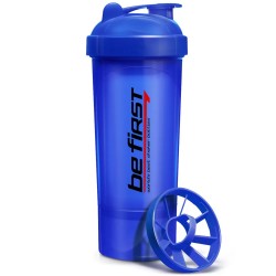 Be First шейкер-слим 2-в-1 - 350 мл (синий)