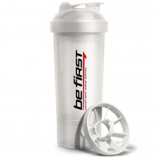 Be First шейкер-слим 2-в-1 - 350 мл (белый)