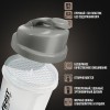 Be First шейкер прозрачный с сеткой - 500 мл (серая крышка) (фото-4)