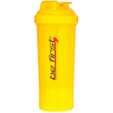 Be First Спортивный слим-шейкер 350 мл 2-в-1 (желтый)