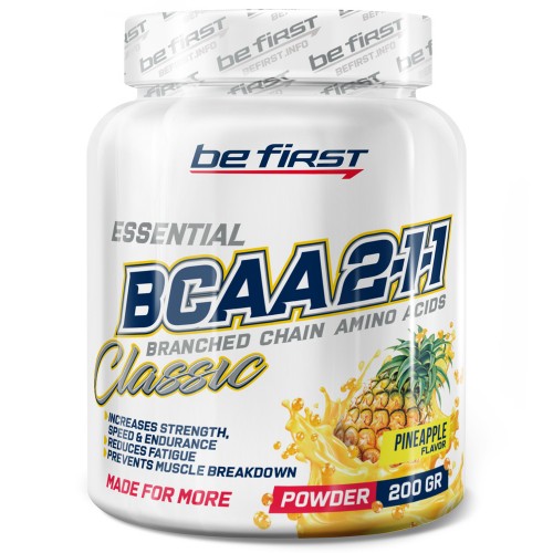 Be First BCAA 2:1:1 Classic Powder - 200 грамм ананас