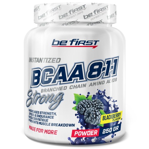 Be First BCAA 8:1:1 Instantized Powder - 250 грамм ежевика
