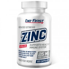 Цинк Be First Zinc 25 mg - 120 капсул
