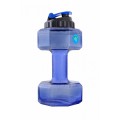 BeFirst бутылка-гантеля- 2200 мл, синяя