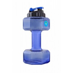 BeFirst бутылка-гантеля- 2200 мл, синяя