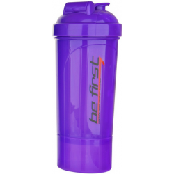 Be First Спортивный слим-шейкер 350 мл 2-в-1 (фиолетовый)