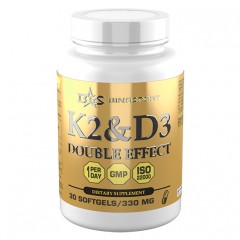 Витамины К2 и Д3 Binasport K2 & D3 Double Effect - 30 капсул