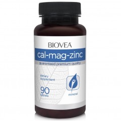 Витамины и минералы Biovea Cal-Mag-Zinc + Vitamin D - 90 таблеток