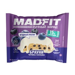 Mad Fit печенье глазированное 45 г Брауни Черника-голубика