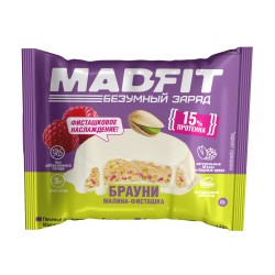 Mad Fit печенье глазированное 45 г Брауни Малина-фисташка