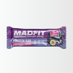 Mad Fit Батончик неглазированный 50 г Черника-голубика