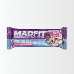Mad Fit Батончик неглазированный 50 г Шоколадный пломбир
