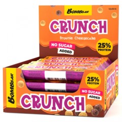 BomBBar Батончик глазированный Crunch - набор 20х50 г (чизкейк шоколадный брауни)