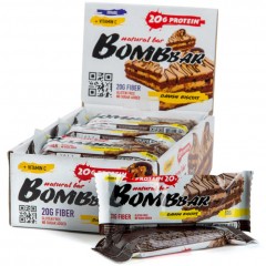 Отзывы BomBBar протеиновый батончик (датский бисквит) - набор 20 шт по 60 грамм