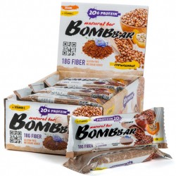BomBBar протеиновый батончик (гречишный) - набор 20 шт по 60 грамм