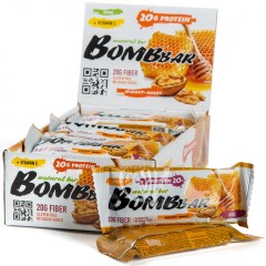 Отзывы BomBBar протеиновый батончик (грецкие орехи с медом) - набор 20 шт по 60 грамм